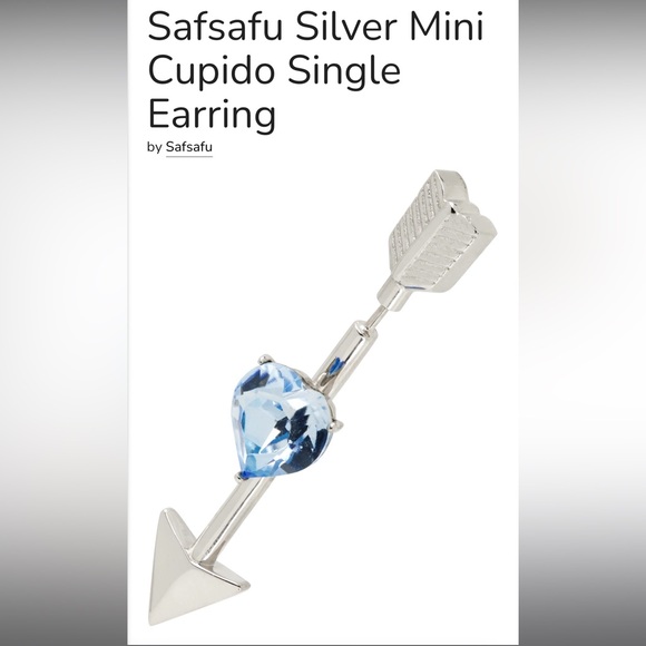 Safsafu Mini Cupido Earring with Swarovski Crystal - Picture 1 of 4